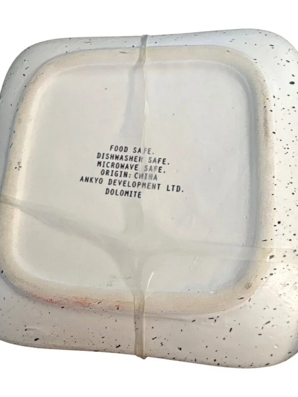 Ankyo Development Speckled Ceramic Set 4 Plates Food Safe Sturdy Everyday RARE